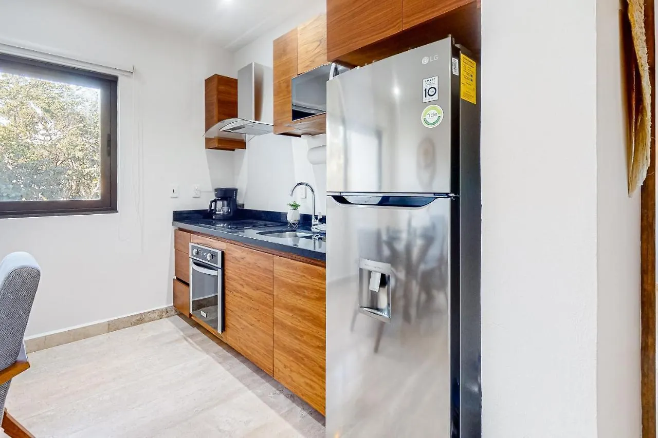 公寓 Villas Jardin Caracol #304 图卢姆 墨西哥